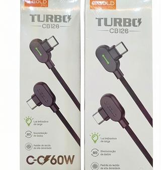 Cabo turbo tipo-c - tipo-c 60w
