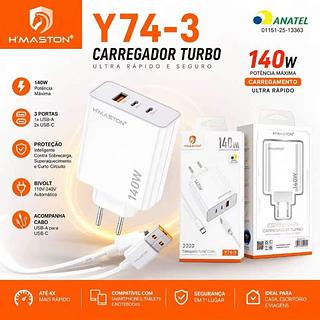 Carregador cabo c 140w