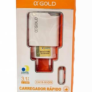 Carregador com cabo Iphone 3.1A
