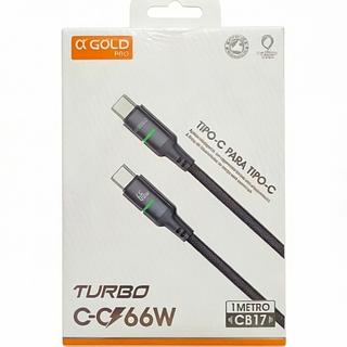Cabo tipo-c - tipo-c 1m 66w turbo