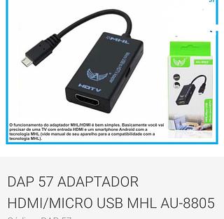 Adaptador hadmi v8