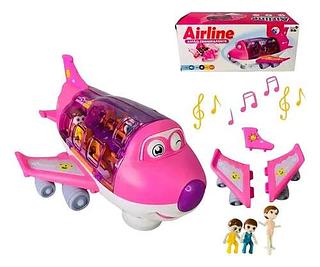 Airline avião transparente