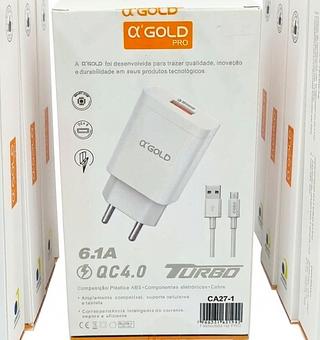 Carregador com cabo v8 6.1A