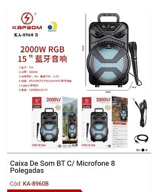 Caixa de som 2000W