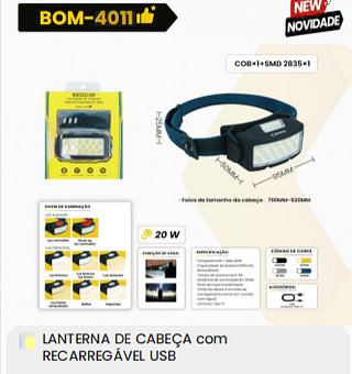 Lanterna cabeca 4011