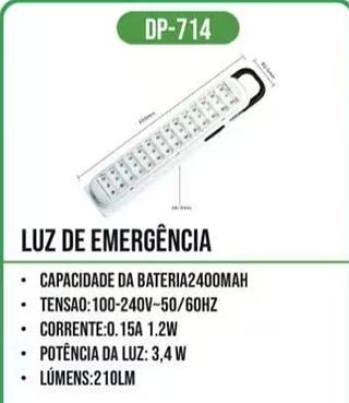 Luz emergencia 714