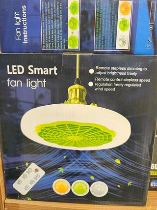 Ventilado com luz 30w